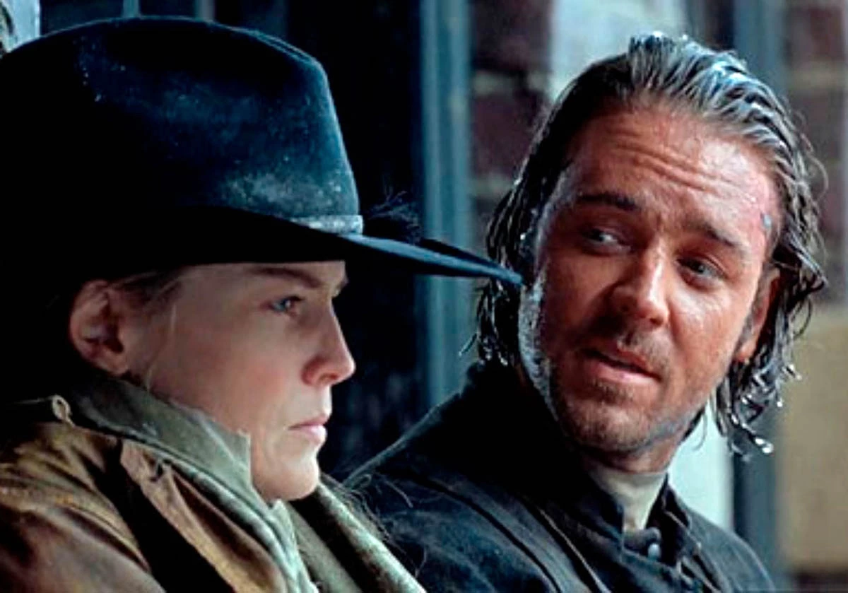 Расселл Кроу в фильме Быстрый и мёртвый Расселл Кроу в фильме Быстрый и мёртвый