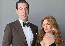 Саша Барон Коэн и Айла Фишер