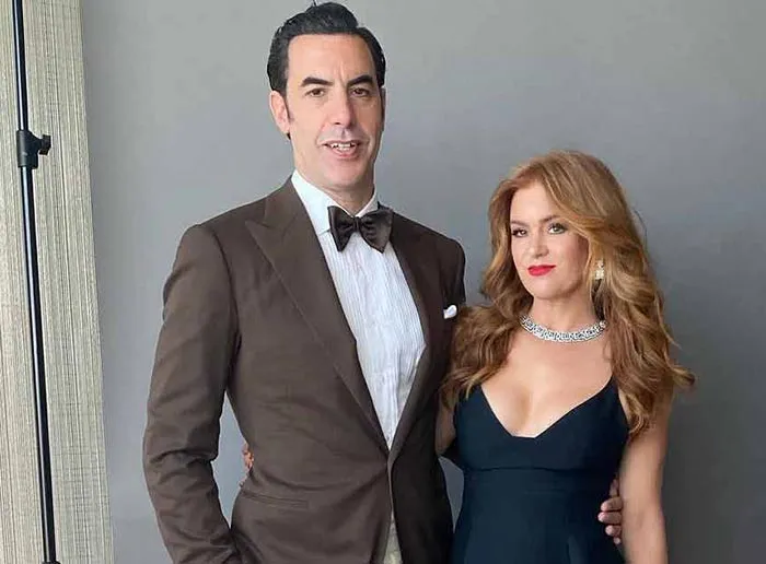 Саша Барон Коэн и Айла Фишер Саша Барон Коэн и Айла Фишер