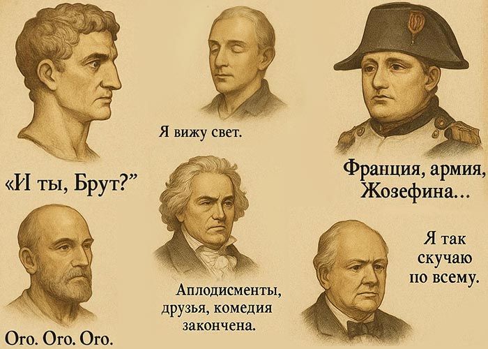 Самые знаменитые предсмертные слова