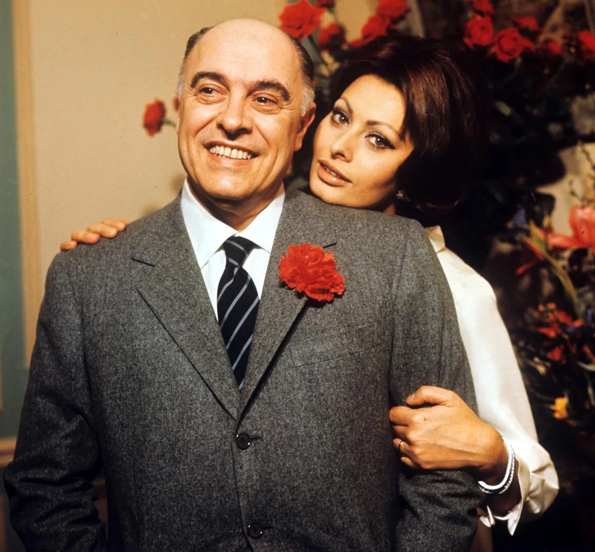 Софи Лорен и Карло Понти Софи Лорен и Карло Понти