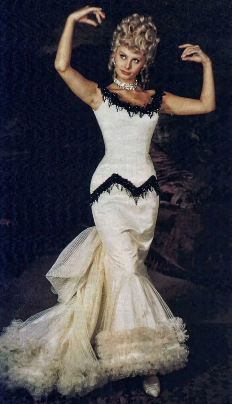 Софи Лорен в фильме Чертовка в розовом трико Софи Лорен в фильме Чертовка в розовом трико