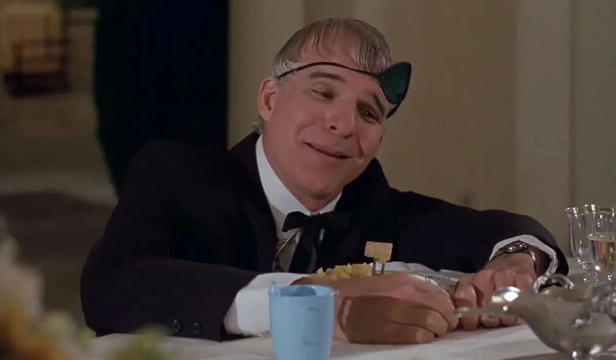 Стив Мартин в фильме Отпетые мошенники