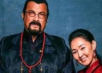 Стивен Сигал и Эрдэнэтуя Бацух