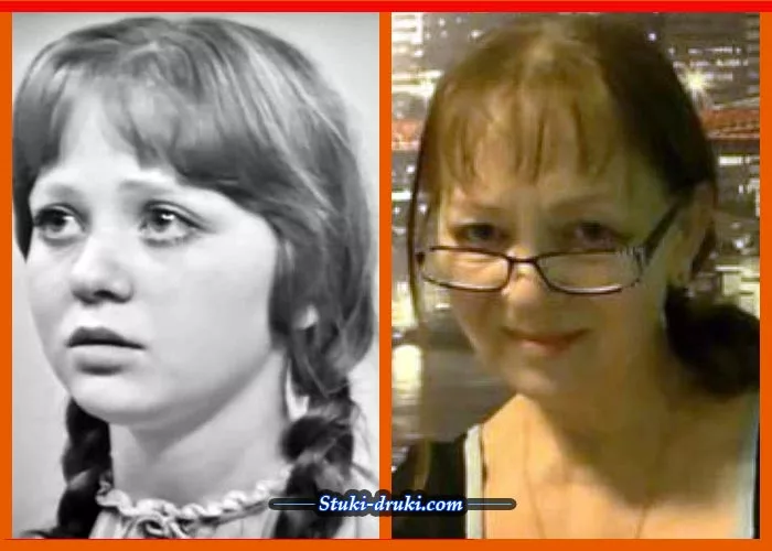 Татьяна Божок в детстве и сейчас