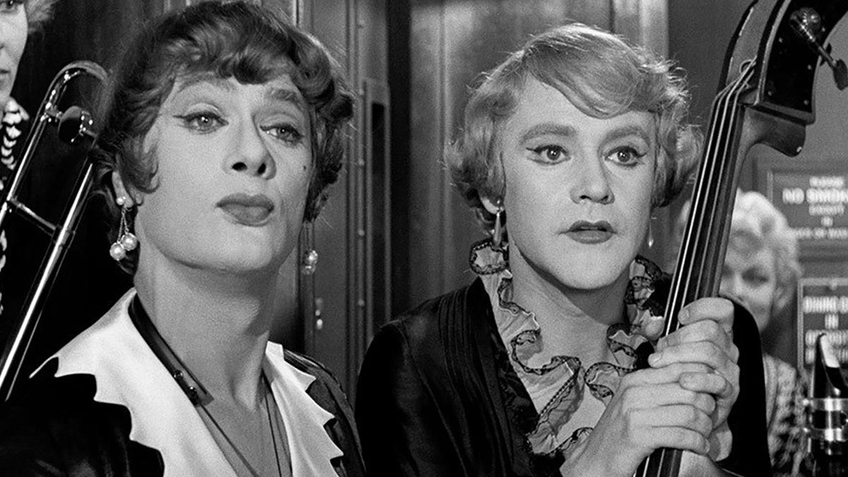 Тони Кёртис в фильме В джазе только девушки Тони Кёртис в фильме В джазе только девушки