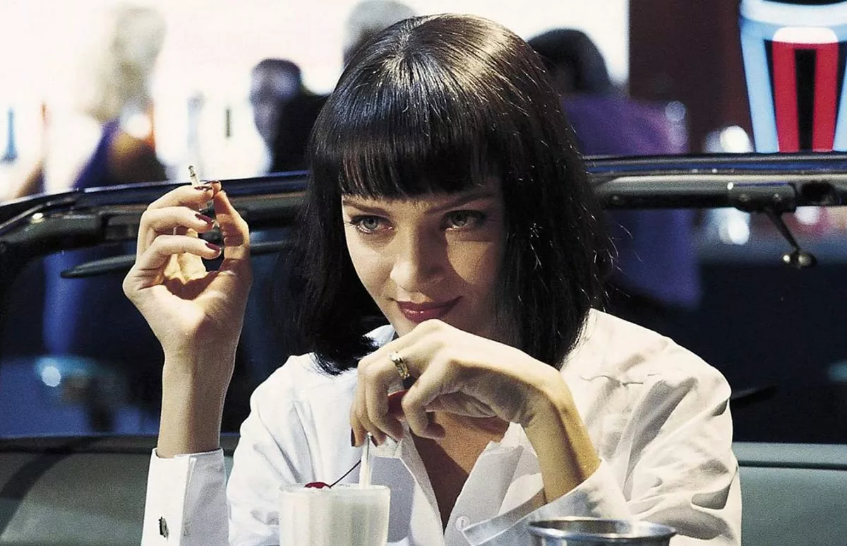 Ума Турман в фильме Криминальное чтиво Ума Турман в фильме Криминальное чтиво