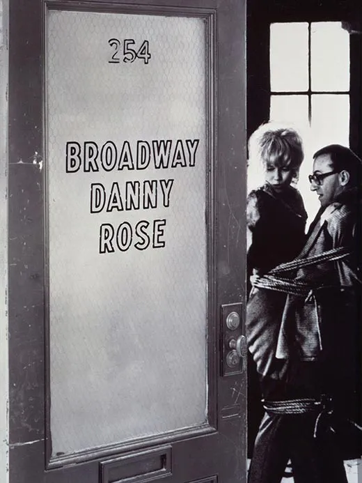 Постер фильма Вуди Аллена Дэнни Роуз с Бродвея Постер фильма Вуди Аллена Дэнни Роуз с Бродвея