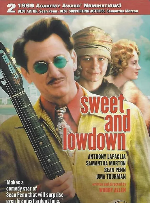 Постер фильма Вуди Аллена Сладкий и гадкий Постер фильма Вуди Аллена Сладкий и гадкий