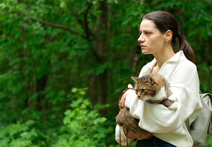 кадр Женщина с котом и детективом 5 сезон 5